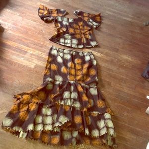 Beautiful African two piece